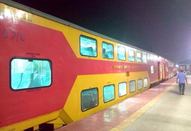 Image result for Intercity Double Decker train to be introduced in AP soon