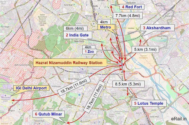 Nizamuddin Metro Station Map Hazrat Nizamuddin Railway Station