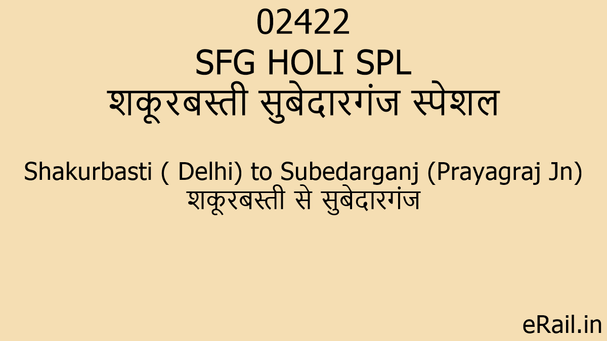02422 SFG HOLI SPL Train Route