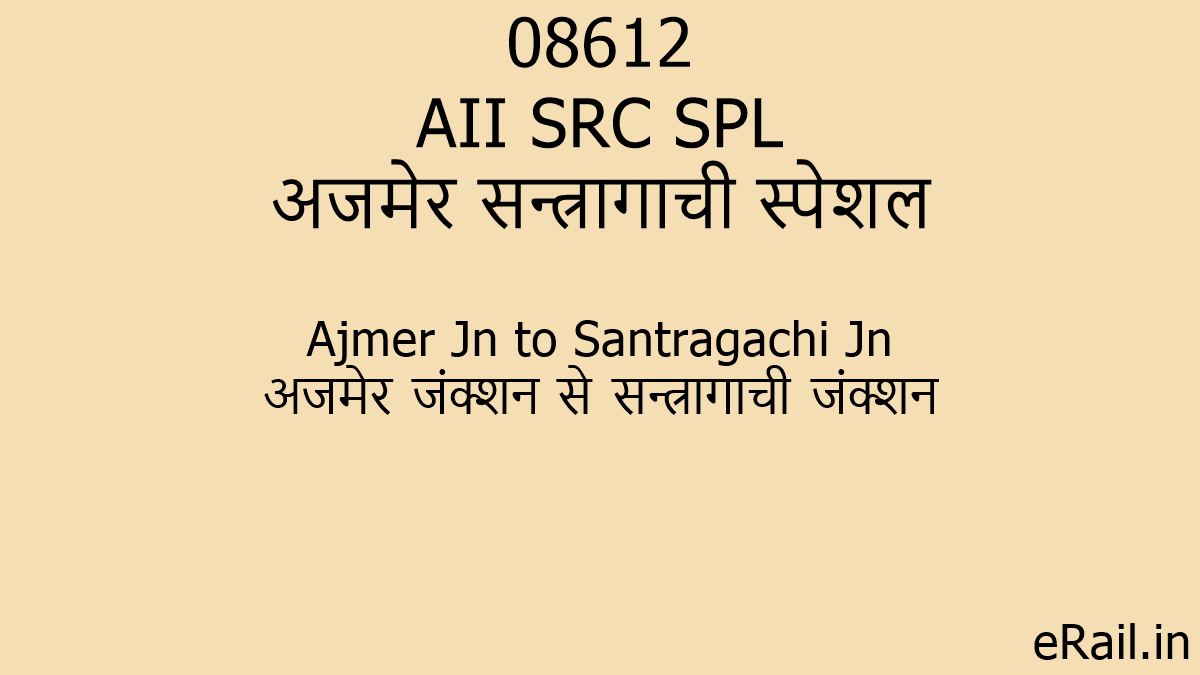 08612 AII SRC SPL Train Route